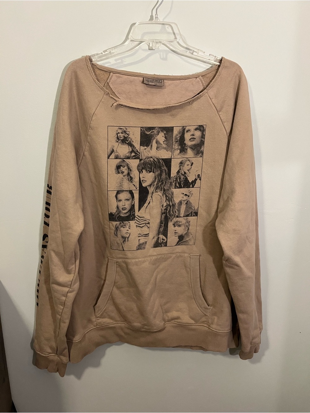 TAYLOR SWIFT The Eras Tour Tan Graphic Sweatshirt